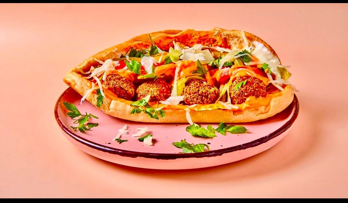 Persisches Falafel Sandwich – vegetarisch im Pars Restaurant Köln